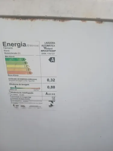 Lavadora Brastemp 11kg branca 4 anos de uso