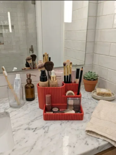 Porta Maquiagem Organizador Pinceis