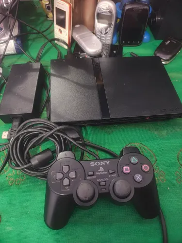 Ps2 slim para. Olha completo