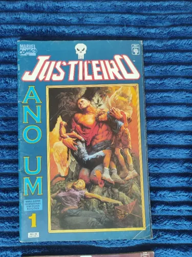 HQ marvel comics O Justiceiro  ano um mininserie em duas edições LUXO