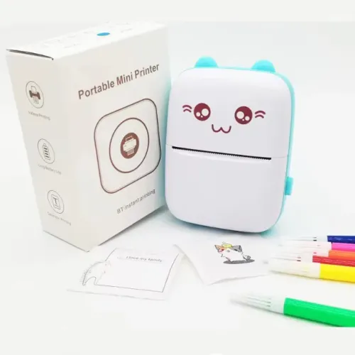 Mini Impressora Portátil de Impressão Sem Fio