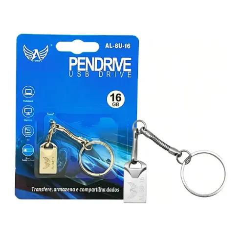 Mini Pen Drive Chaveiro 16 GB Altomex