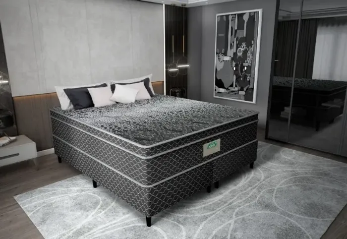 cama box casal king size  pronta  entrega 