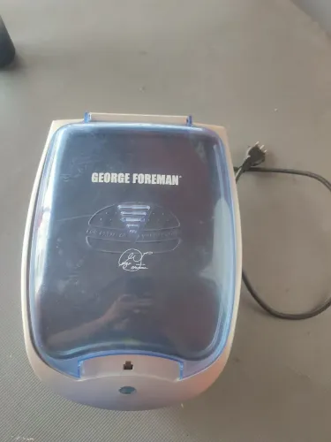 Grill George Foreman e aquecedor de pães