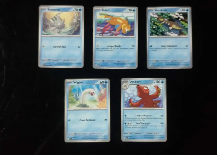 Cartas Pokémon comuns