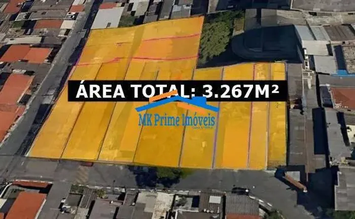 Terreno c/ 3.267m² p/ Prédio Residencial ou Comercial no Jaguaribe - Osasco