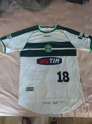Camisa do Coritiba Pênalty 2001 patrocínio Tim