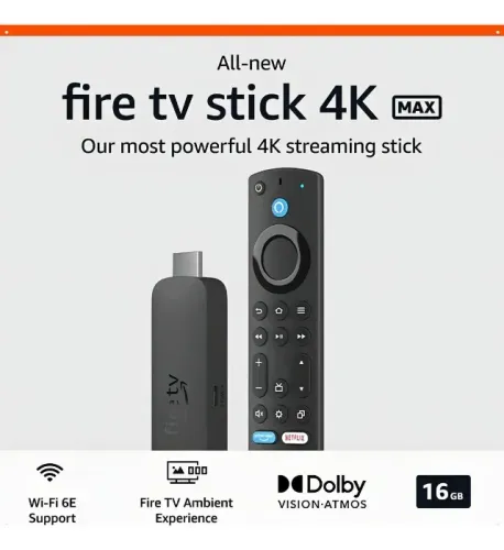 Fire Tv Stick 4K max 16gb Amazon Fire OS Novo lacrado Garantia