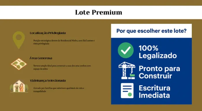 LOTE PREMIUM - Residencial Ninho - Mossoró/RN