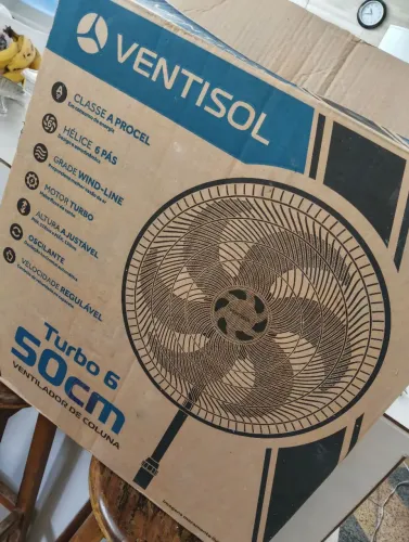 Ventilador turbo 50 cm novo