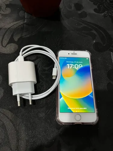 iPhone 8 Rosê + carregador original 