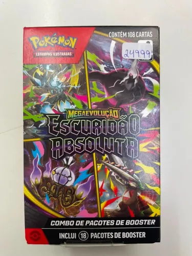 COMBO DE PACOTES DE BOOSTER ESCURIDÃO ABSOLUTA - CONTÉM 108 CARTAS TCG LACRADO