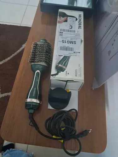 Escova Secadora Mondial By Juliette Qu4tro Elementos Verde Oliva Bivolt 1200W / 1300W