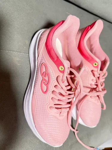 Tênis infantil menina rosa Olympikus novo tam 33