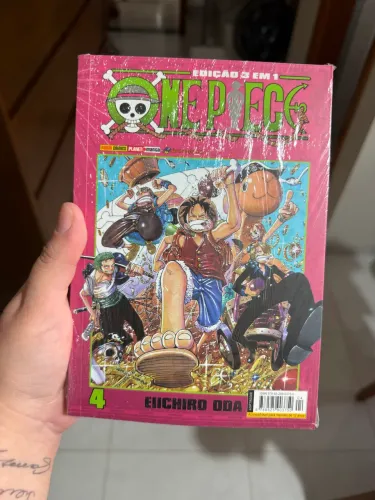 Mangá one piece 3 em 1 volume 4
