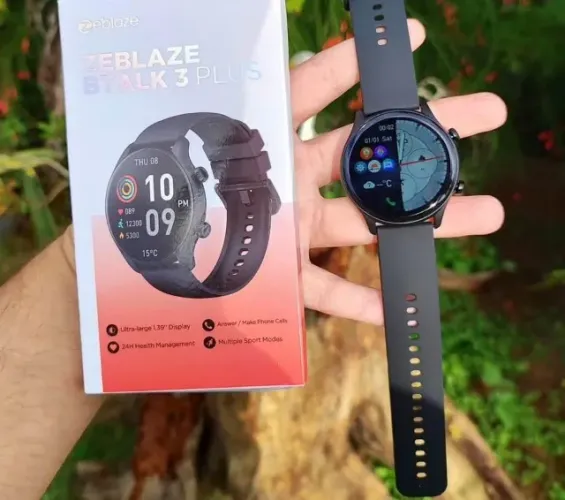 Smartwatch redondo sofisticado | zeblaze btalk 3 plus original