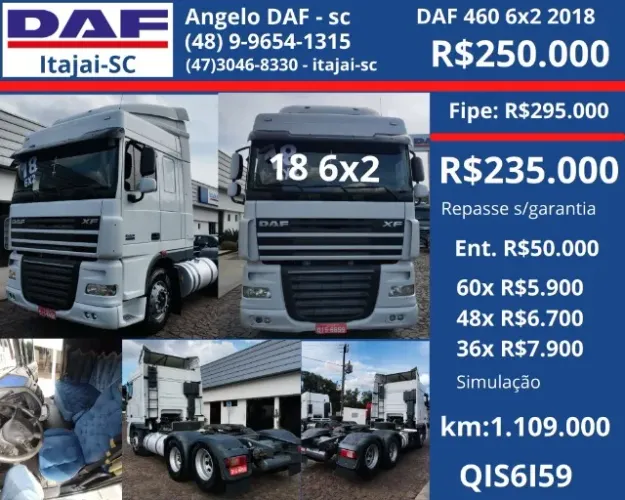 DAF 460 6x2 2018