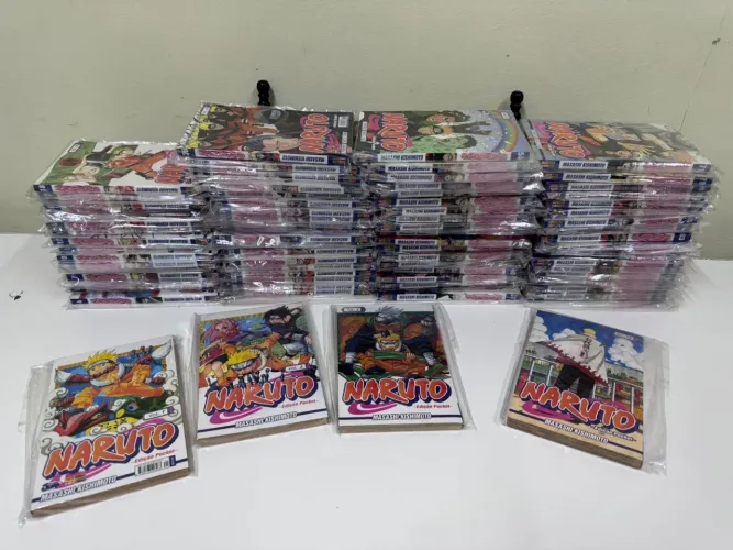 Mangá Naruto Pocket COMPLETO - Edição 01 ao 72 e brindes