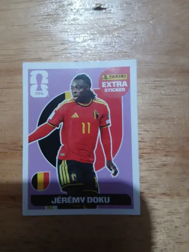 Figurinha legend Jérémy Doku bordo