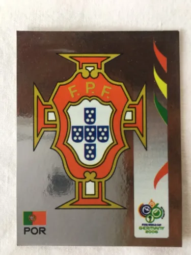 Figurinha Escudo Portugal Copa 2006 Nunca Colada