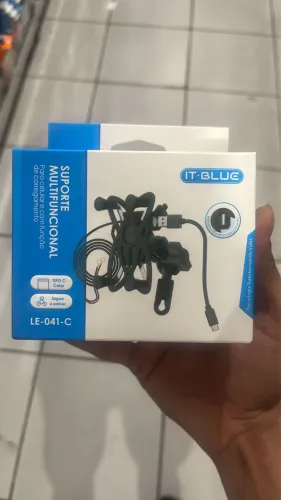 Suporte recarregavel para moto ou bike (transporte para passeio ou trabalho)