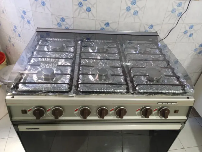 Fogão 6 bocas Brastemp