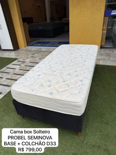 Colchão box SOLTEIRO PROBEL SEMINOVO- ENTREGO