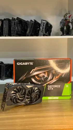 GTX 1660 SUPER 6GB GIGABYTE (PEGO SUA PLACA DE VIDEO NA TROCA!)
