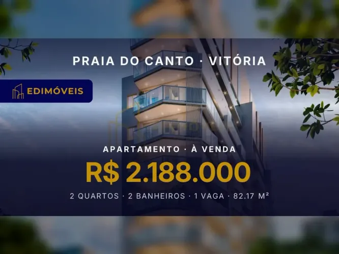 Oportunidade na Praia do Canto: Apartamento 2 quartos em condomínio