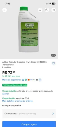 Aditivo para Diesel 
