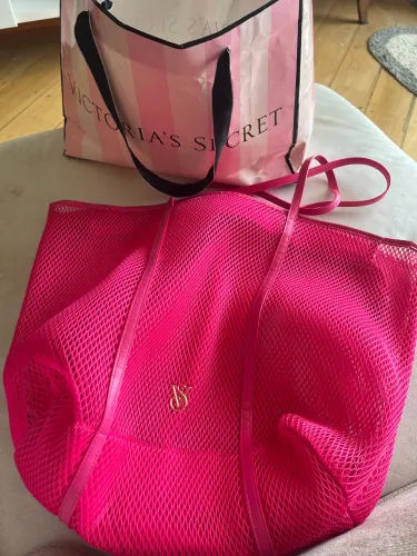 Bolsa Victoria Secret Tote Beach Bag rosa, nova