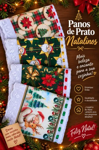 Pano de Prato Natalino