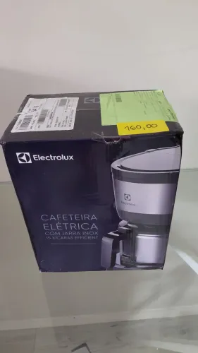 Cafeteira Electrolux NOVA! Em INOX 15 xícaras