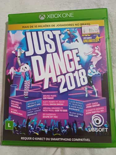 Just Dance 2018 de Xbox One em ótimo estado 