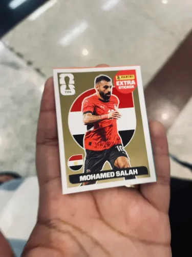 Figurinha Salah ouro