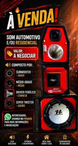 Som Automotivo e/ou Residencial