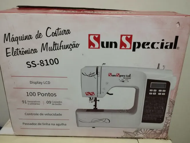 Vendo máquina Sun special nova na caixa barata