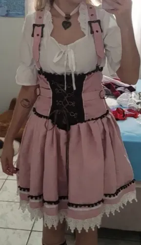Traje/vestido oktoberfest P/M