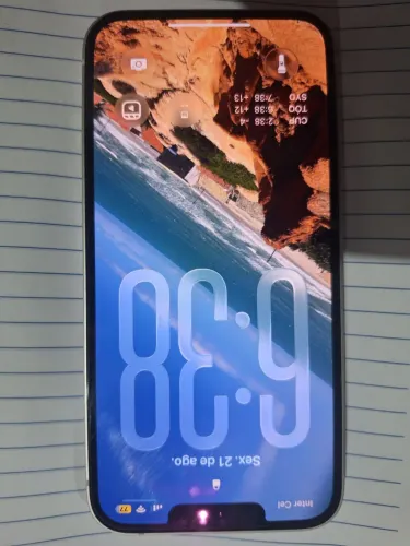 iPhone 13 128 GB 0 marcas de uso (Bateria 100% e Face ID funcionando)