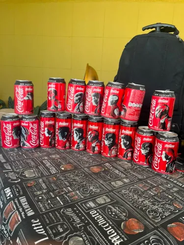 Coleção vingadores coca cola