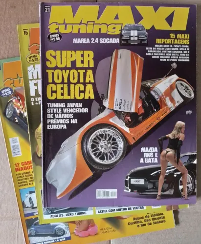 Revistas Maxi Tuning Kit Com 3 Exemplares