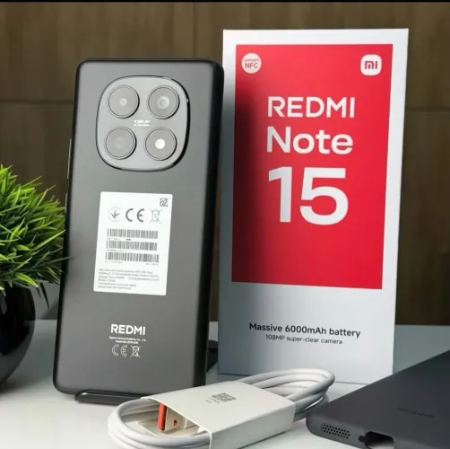 Redmi Note 15 4G 8/256GB Black - Pronta Entrega (Novo, Lacrado e Garantia)