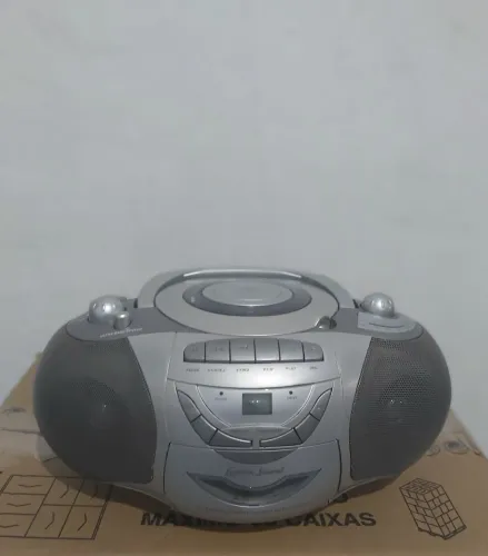 Micro System Lenoxx Sound Com CD e K7