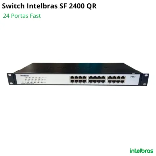 Switch 24 portas fast Intelbras SF 2400 QR