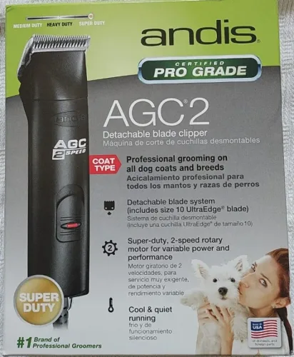 AGC2 Andis Nova na caixa Máquina Tosa Agc2 110V Profissional lacrada Pet Tosquiadeira