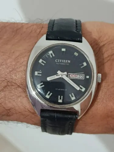 Citizen 6501 automático e corda manual