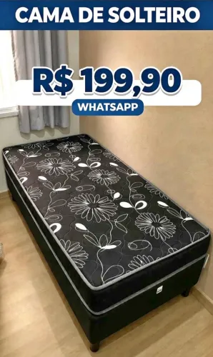 Cama solteiro nova receba ainda hoje e pague somente na entrega
