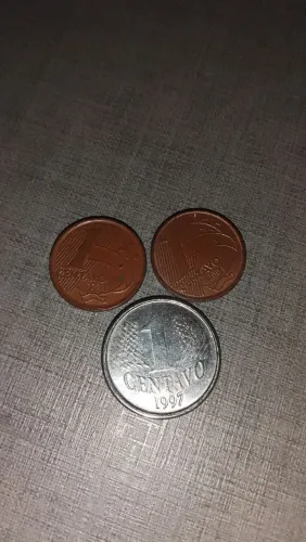Moedas 1 Centavo colecionáveis