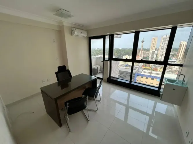 Sala comercial no 17º andar nascente no Marco - Belém PA