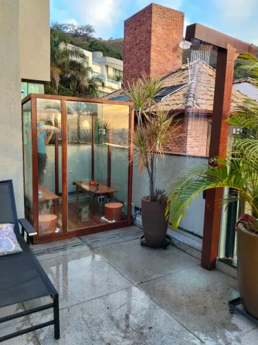 Sauna elétrica a vapor vidro